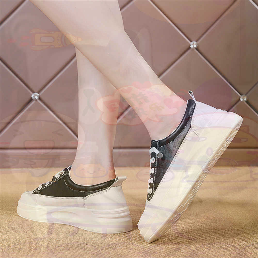 Tech Accessories To Buy - LACE-up Chunky Loafers ผู้หญิงสเก็ตบอร์ดกีฬารองเท้าตะกร้ารองเท้าผ้าใบจริงแบบพกพาข่าวตะกร้า Teni ที่มีคุณภาพสูง