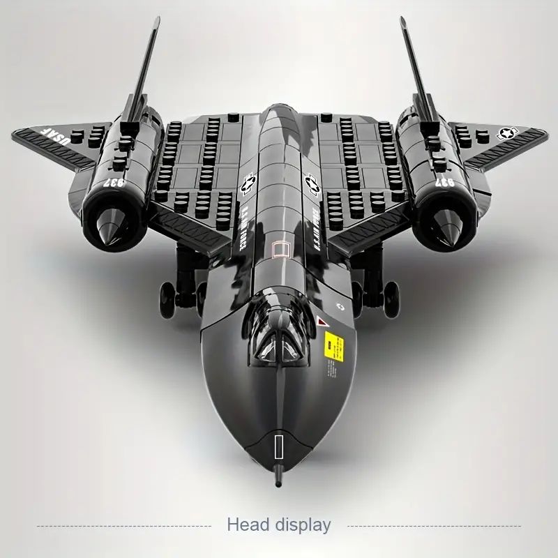 Tech Diving Accessories - ทหาร SR-71 Blackbird เครื่องบินลาดตระเวนพื้นที่อาคารบล็อกอนุภาคขนาดเล็กปริศนาประกอบของเล่น