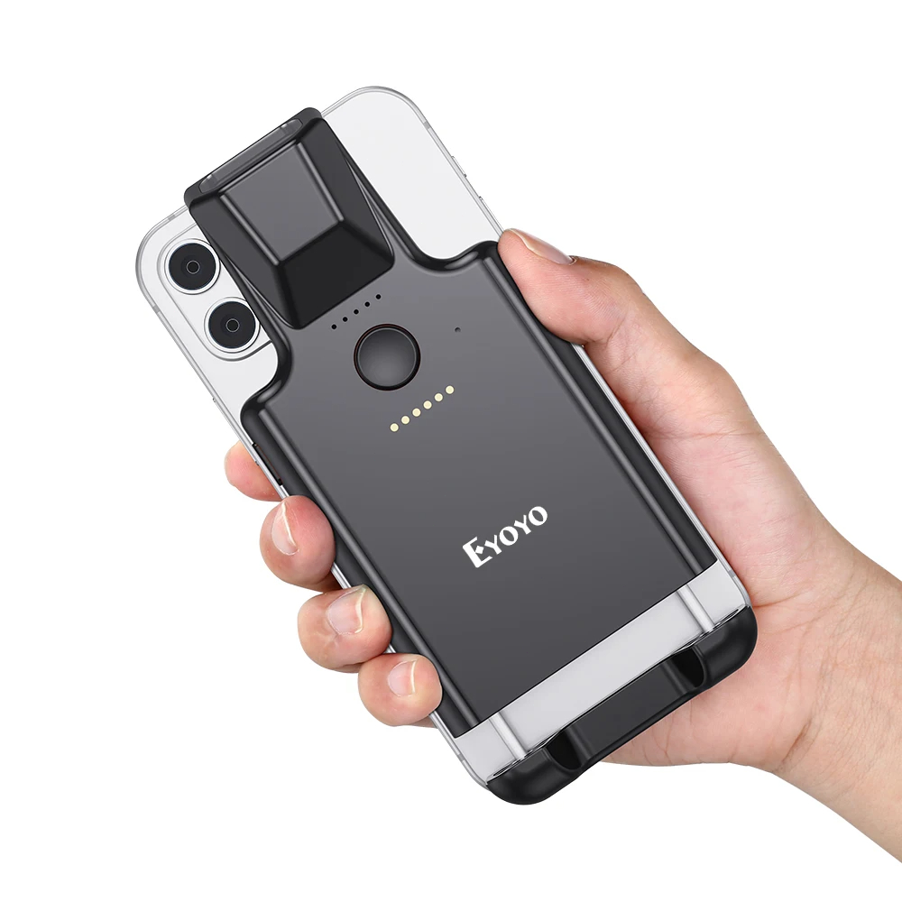 Document Scanner Portable - Eyoyo EY-017 2D คลิปด้านหลัง Bluetooth Barcode