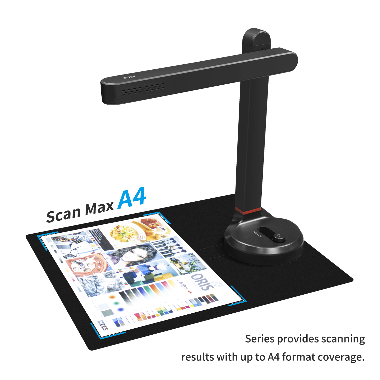 Document Scanner Portable - เครื่องสแกนหนังสือ netum เครื่องสแกนเอกสาร T101ออโต้โฟกัสขนาด A3สูงสุด A4พร้อมโต๊ะโคมไฟตั้งโต๊ะ