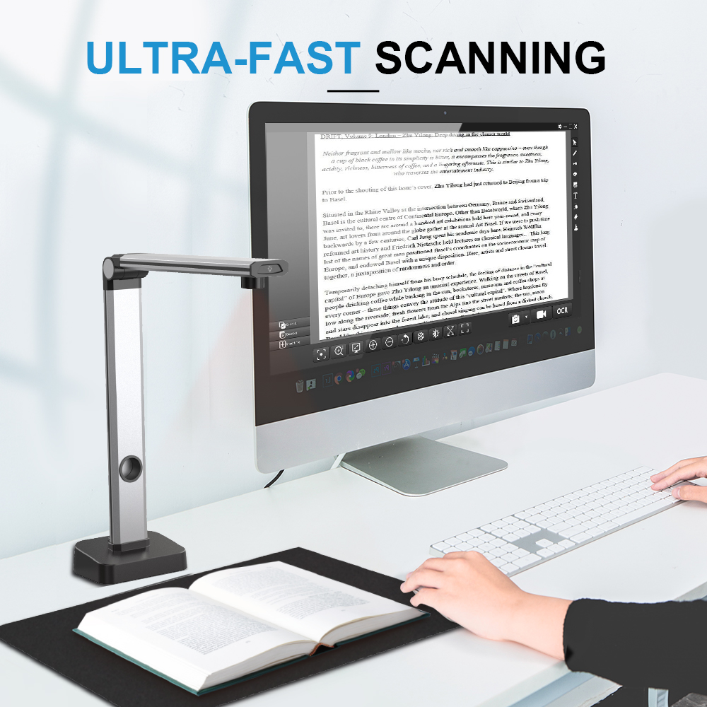 Document Scanner Portable - JOYUSING L14 14MP HD Book &