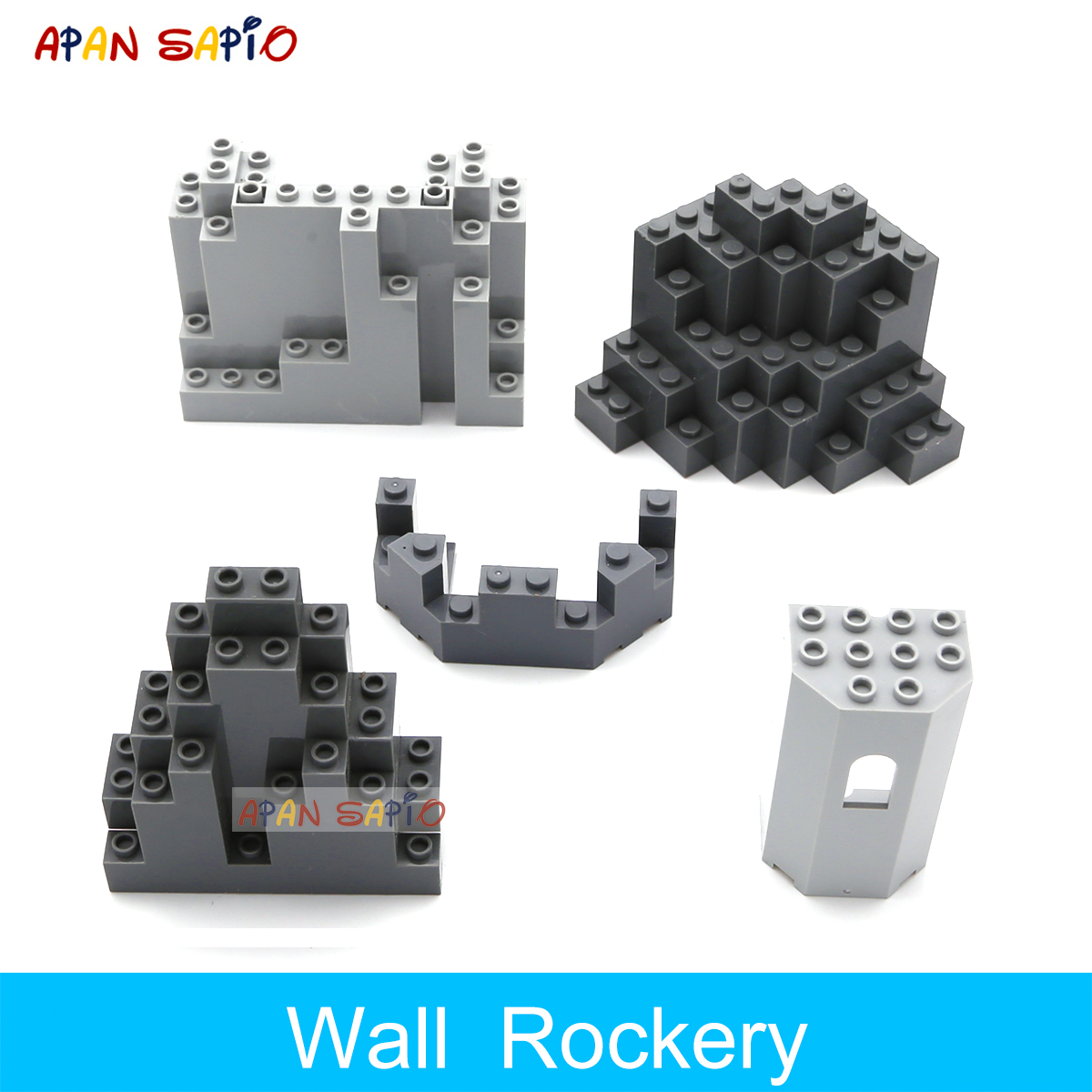 Tech Diving Accessories - Rockery Mound Rock Building Blocks สําหรับปราสาทสวนของเล่นเด็กขนาดใช้งานร่วมกับ