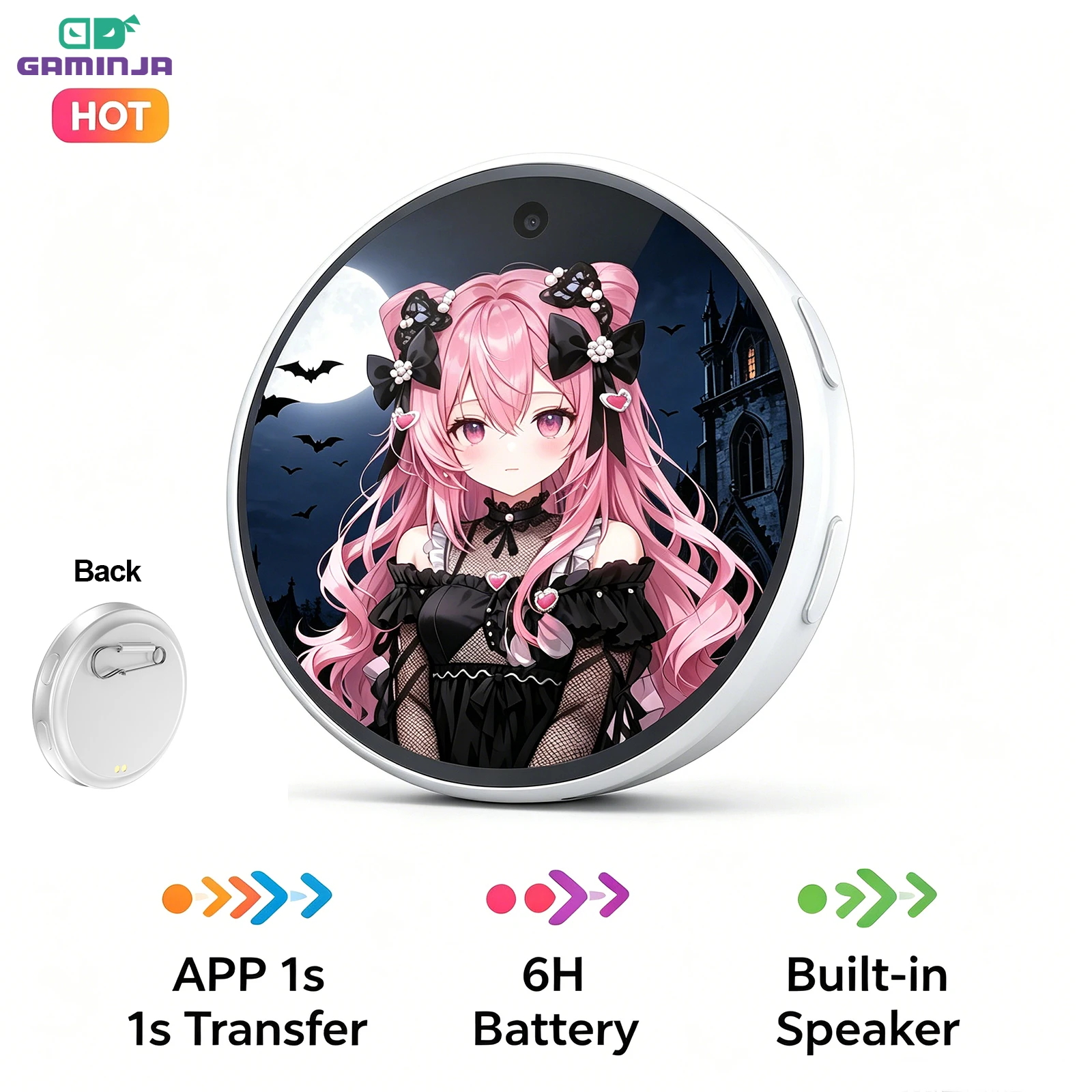 เข็มกลัดดิจิตอลหน้าจอสัมผัส HD - Tech Accessories Photo บทวิจารณ์และราคา