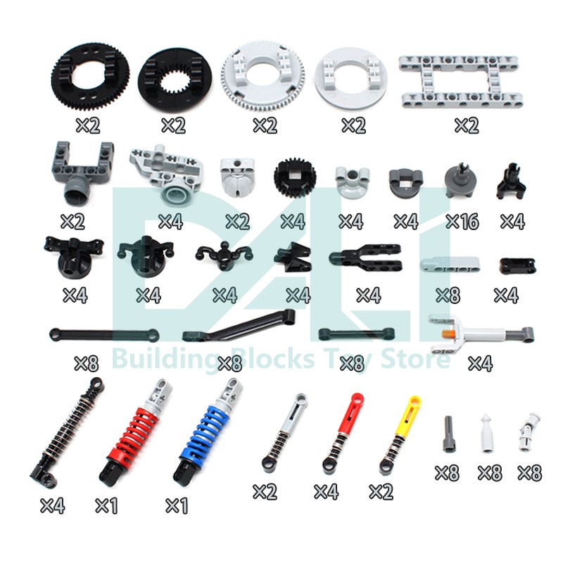 ชิ้นส่วนเทคนิค MOC 148 ชิ้น เก - Tech Gear Accessories บทวิจารณ์และราคา