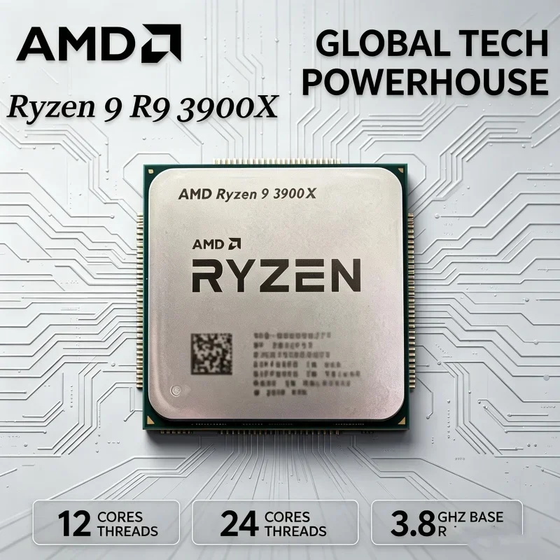 AMD R9 3900X Ryzen 9 3900X ซีพ - Amd Cpu Ryzen 9 บทวิจารณ์และราคา