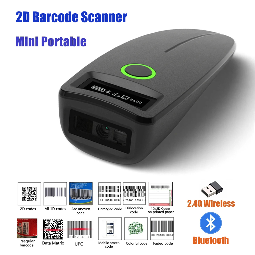 2D Barcode Scanner W7 มินิบลูท - Document Scanner Portable บทวิจารณ์และราคา