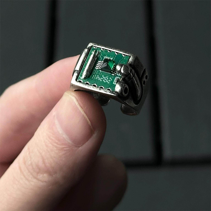 เครื่องประดับแหวนลาย PCB ที่ได - Tech Accessories Industry บทวิจารณ์และราคา