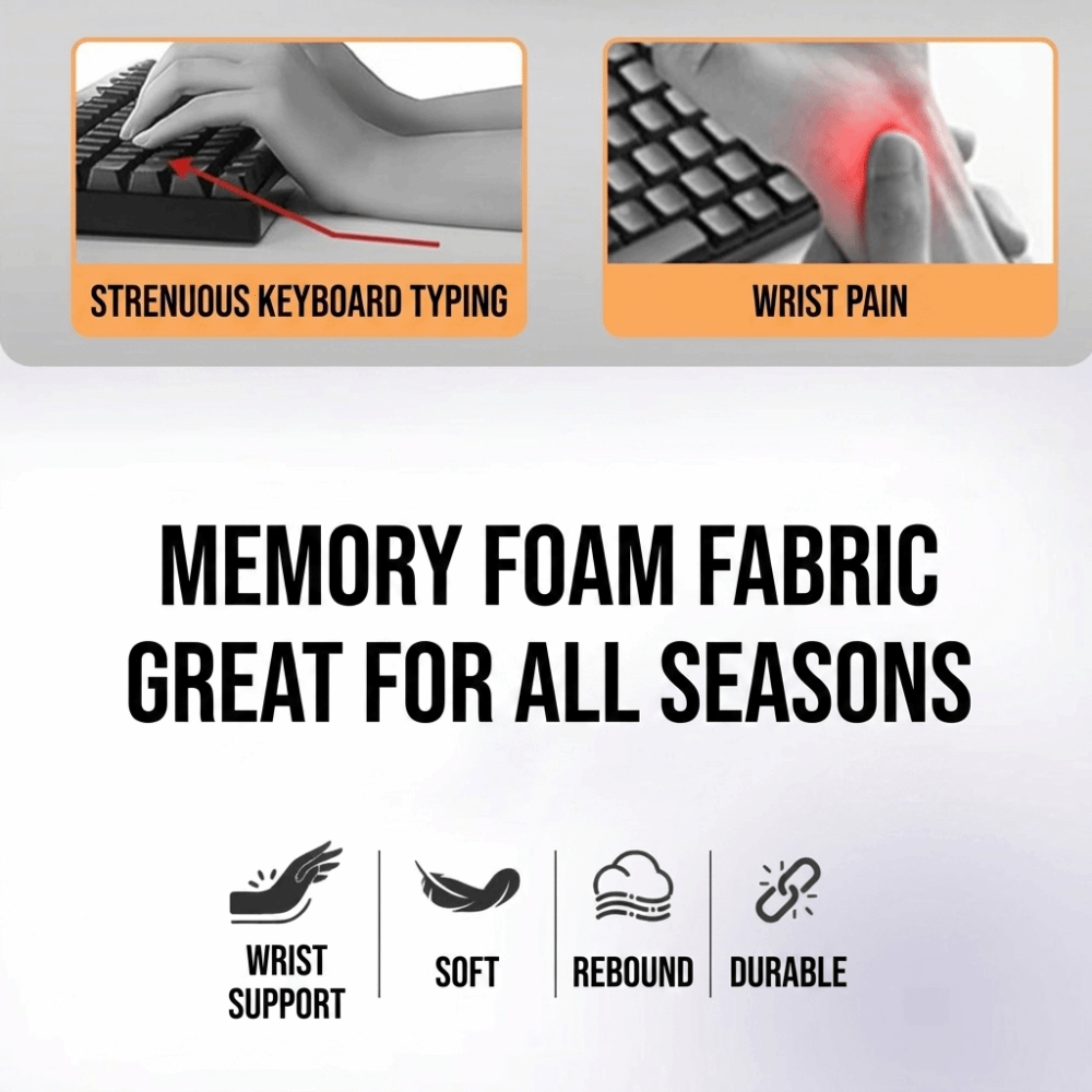 แท่นวางคีย์บอร์ดคอมพิวเตอร์แบบ - Keyboard Wrist Pad Leather บทวิจารณ์และราคา