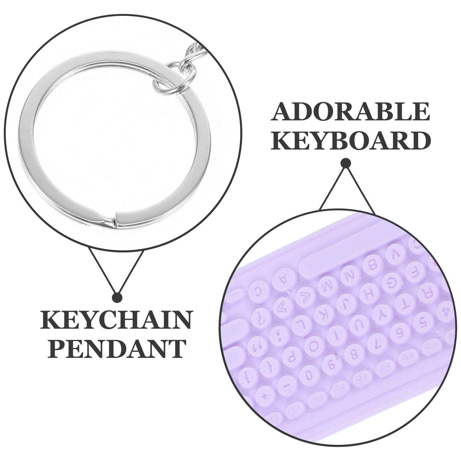 พวงกุญแจคีย์บอร์ดและเมาส์ขนาดเ - Tech Keychain Accessories บทวิจารณ์และราคา