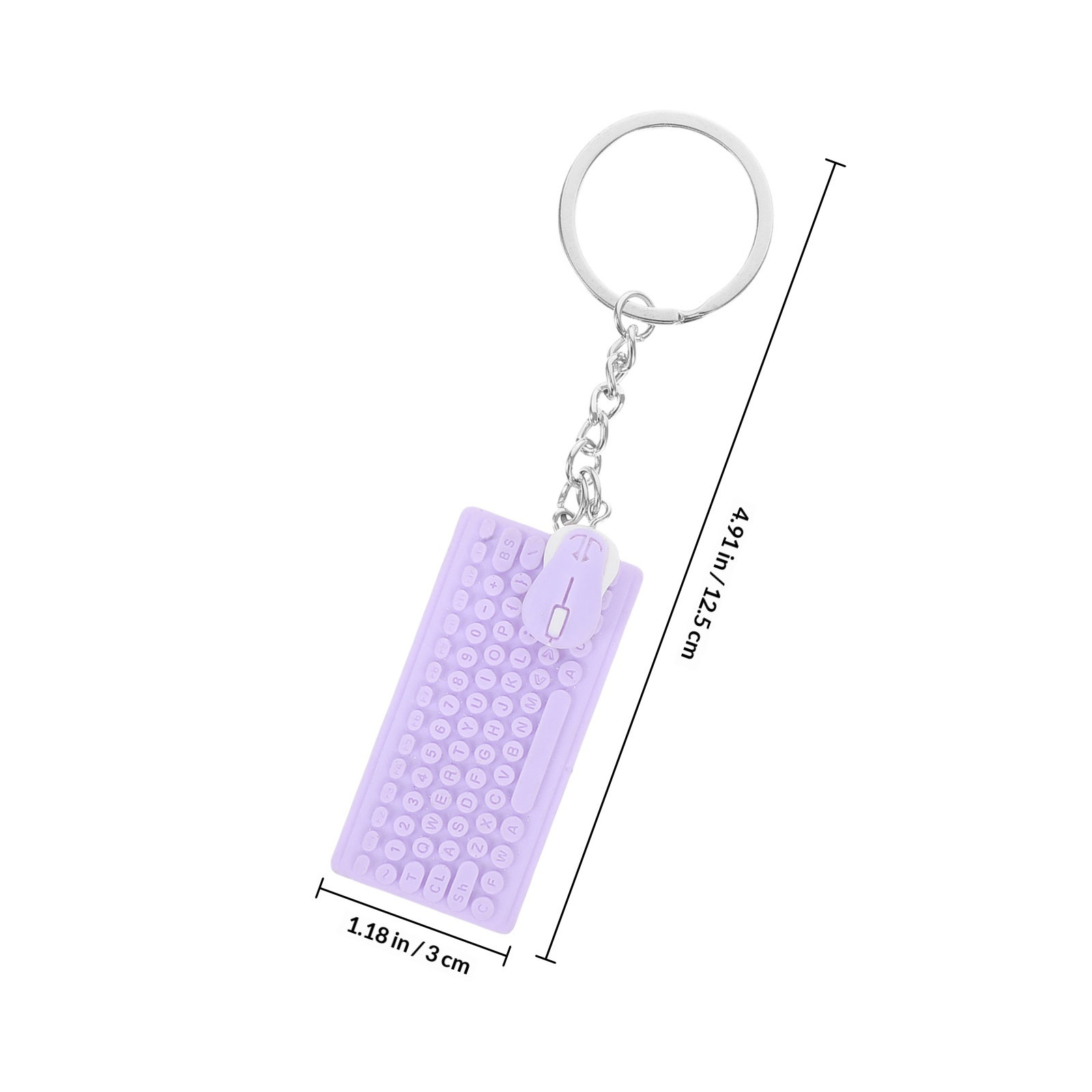 พวงกุญแจคีย์บอร์ดและเมาส์ขนาดเ - Tech Keychain Accessories บทวิจารณ์และราคา