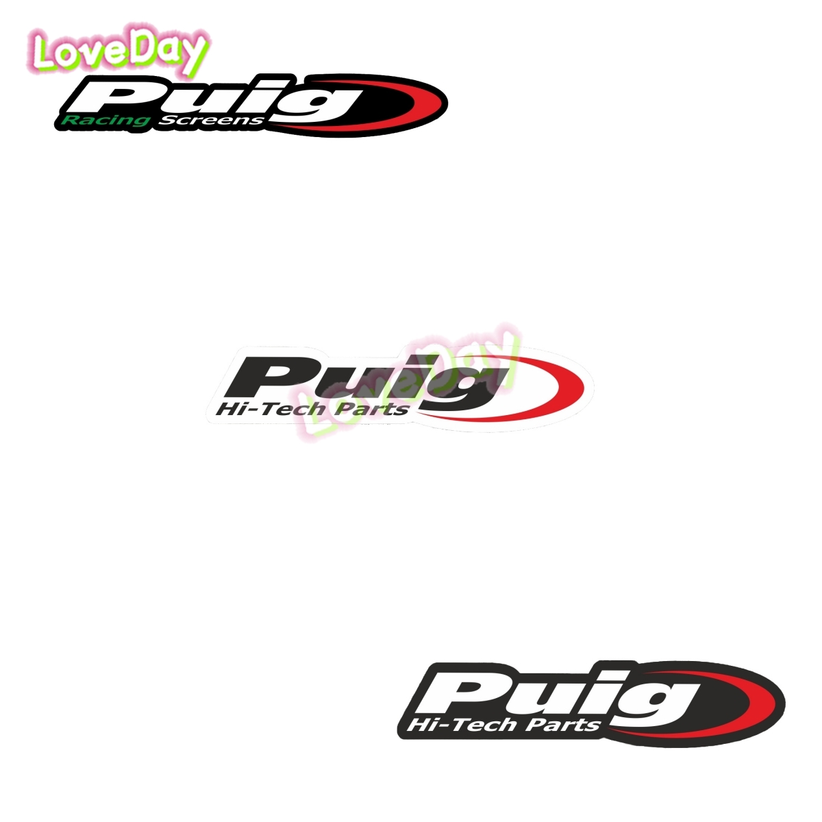 Puig Racing Hi-Tech สติกเกอร์  - Tech Accessories Words บทวิจารณ์และราคา
