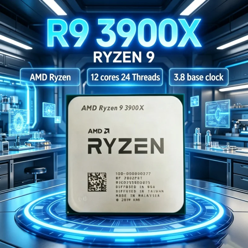โปรเซสเซอร์ AMD Ryzen 9 3900X  - Amd Cpu Ryzen 9 บทวิจารณ์และราคา