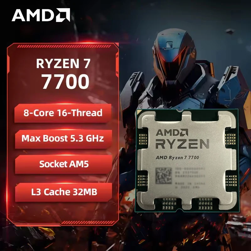 AMD Ryzen 7 7700 R7 7700 CPU 8 - Amd Cpu Ryzen 7 บทวิจารณ์และราคา