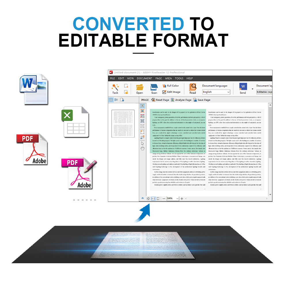 JOYUSING L14 14MP HD Book & Do - Document Scanner Portable บทวิจารณ์และราคา