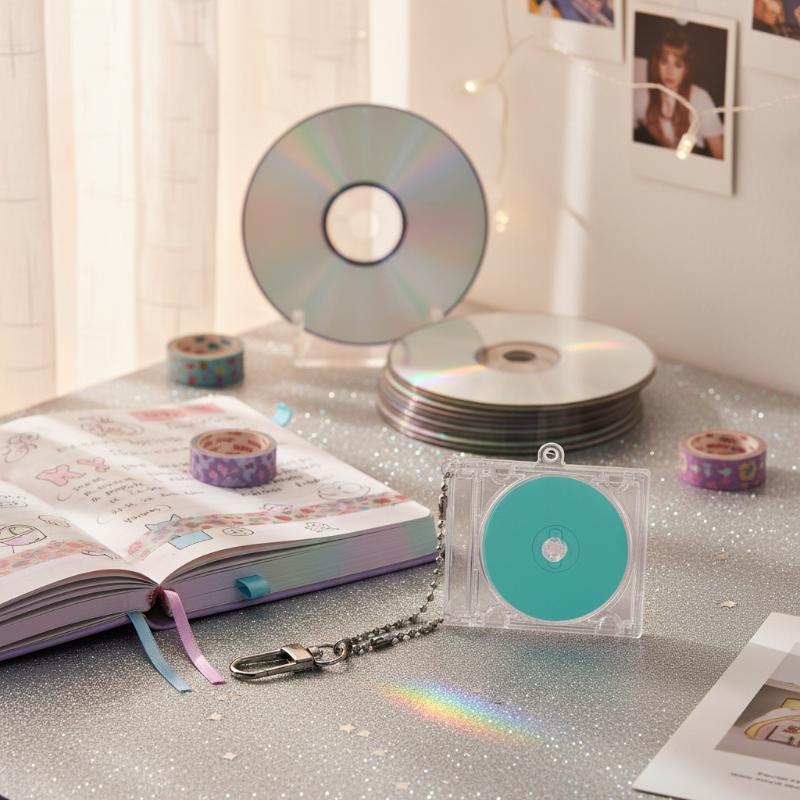 พวงกุญแจรูปกล่องซีดี - ที่เก็บ - Tech Keychain Accessories บทวิจารณ์และราคา