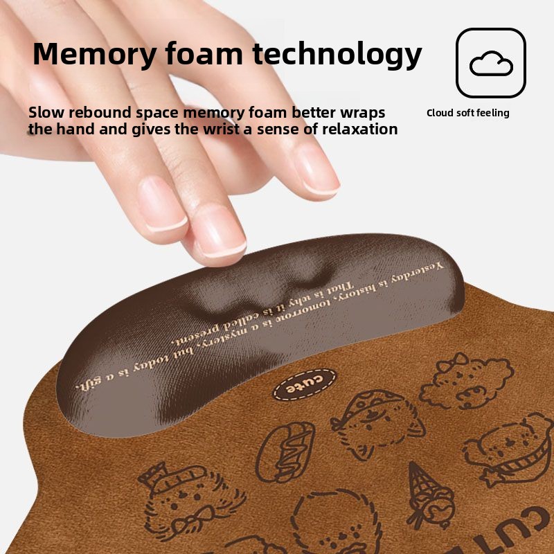 แผ่นรองเมาส์ลายการ์ตูนน่ารัก พ - Keyboard Wrist Pad Leather บทวิจารณ์และราคา