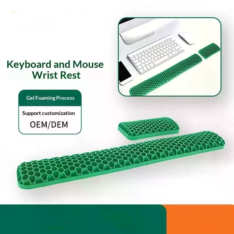 แผ่นรองข้อมือเมาส์ตามหลักสรีรศ - Keyboard Wrist Pad Leather บทวิจารณ์และราคา