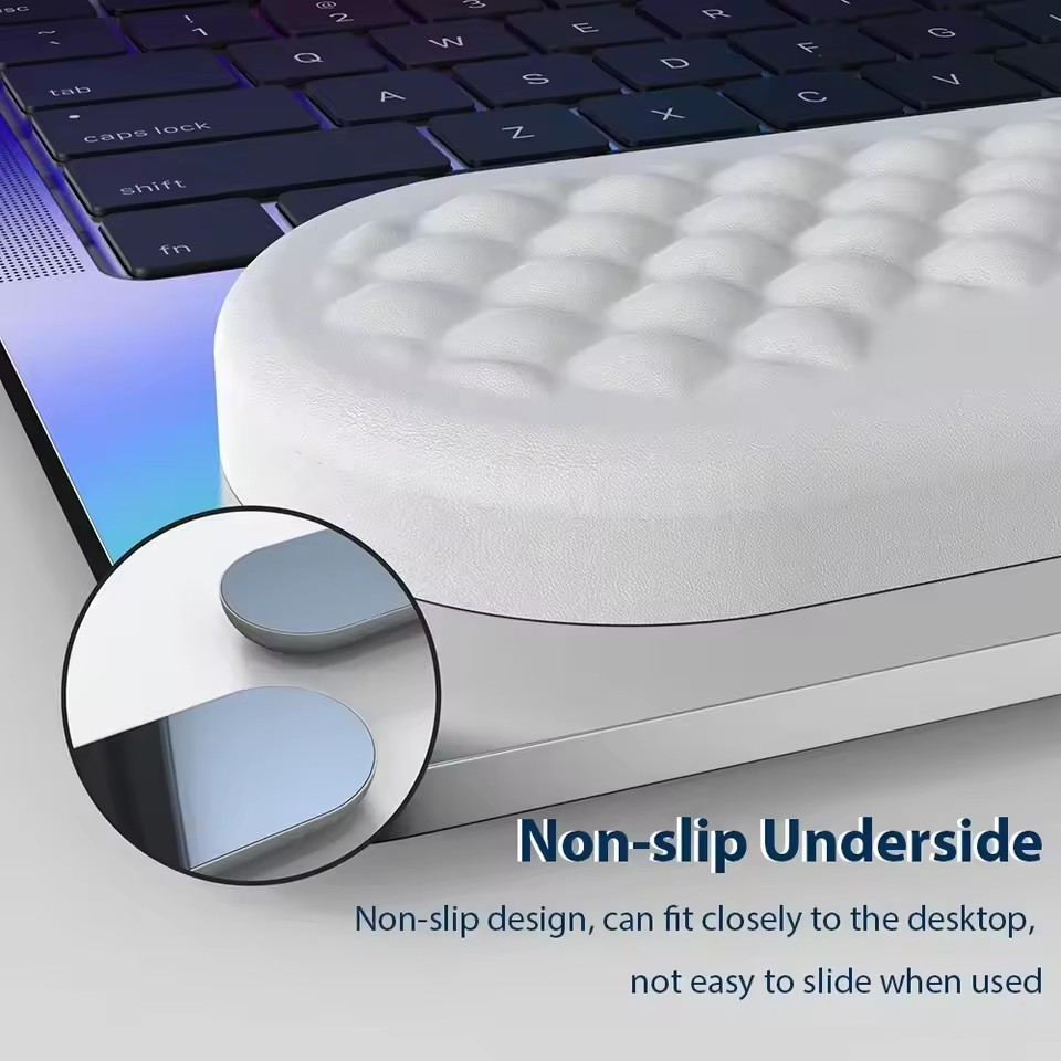 แผ่นรองเมาส์พร้อมที่รองข้อมือ  - Keyboard Wrist Pad Leather บทวิจารณ์และราคา