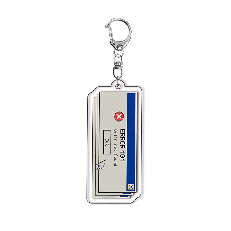 พวงกุญแจอะคริลิคตลกๆ ข้อความ A - Tech Keychain Accessories บทวิจารณ์และราคา