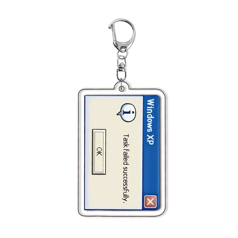 พวงกุญแจอะคริลิคตลกๆ ข้อความ A - Tech Keychain Accessories บทวิจารณ์และราคา