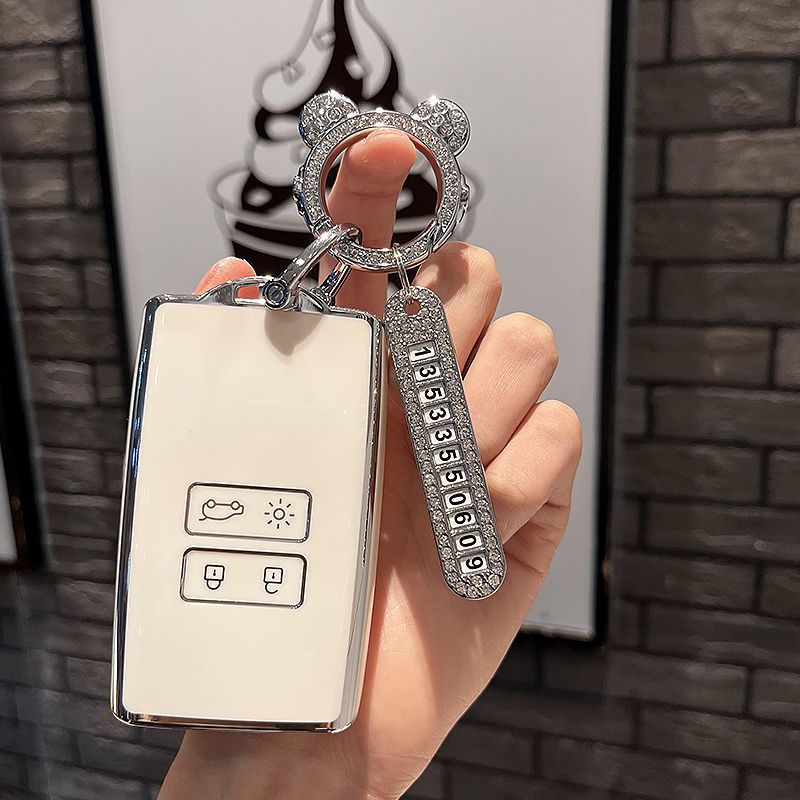 เคสกุญแจรถ TPU สำหรับ Renault  - Tech Keychain Accessories บทวิจารณ์และราคา