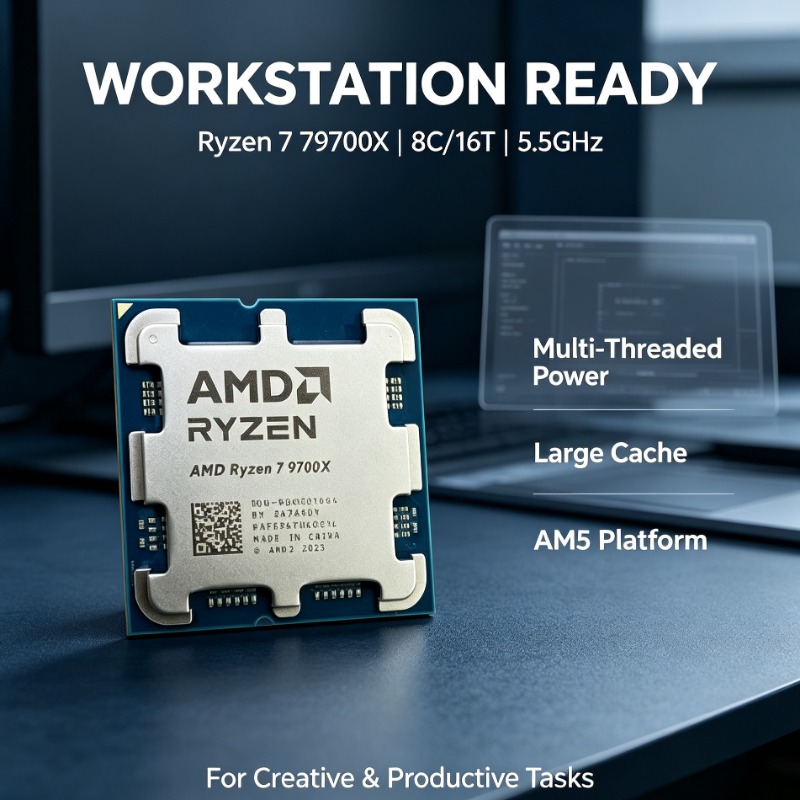 Ryzen 7 9700X ซีพียู AMD 8-คอร - Amd Cpu Ryzen 7 บทวิจารณ์และราคา