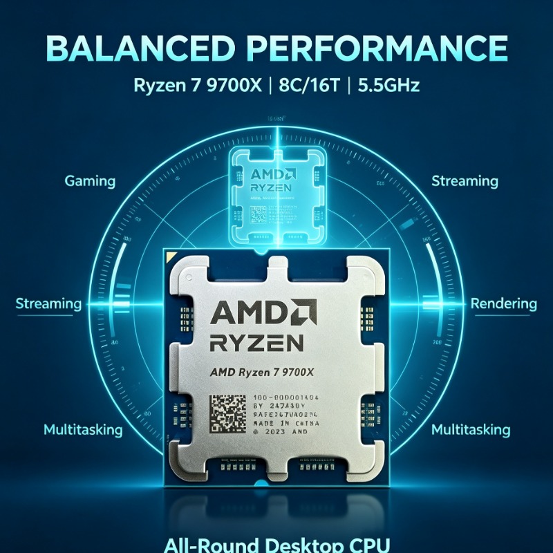 Ryzen 7 9700X ซีพียู AMD 8-คอร - Amd Cpu Ryzen 7 บทวิจารณ์และราคา