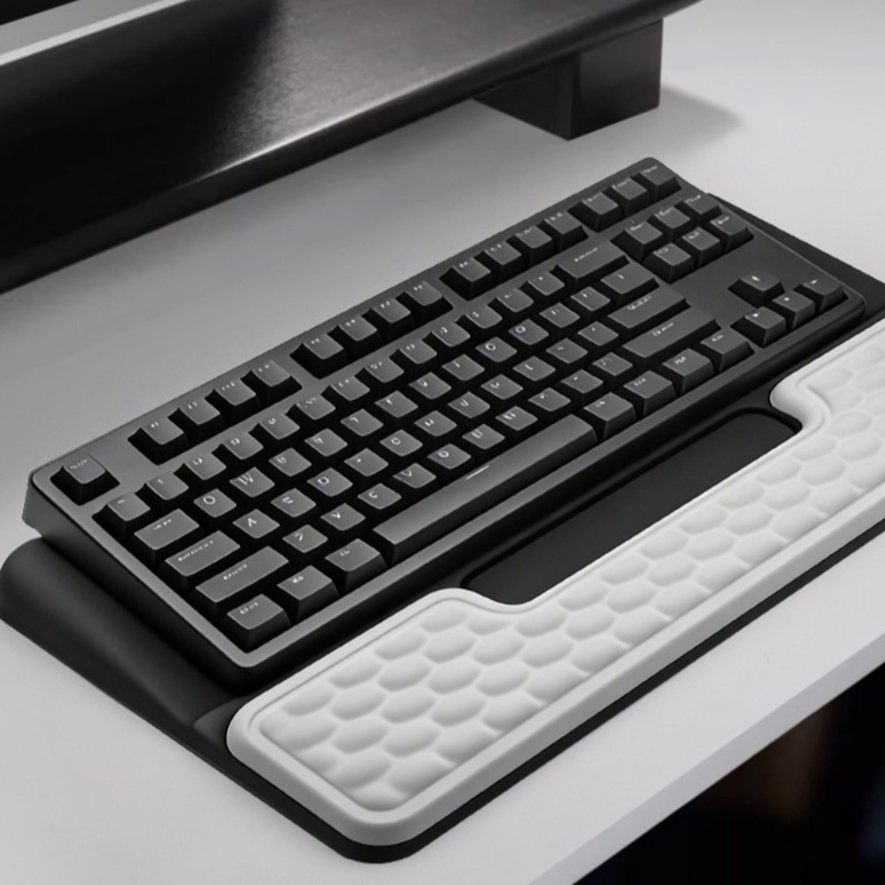 ขาตั้งคีย์บอร์ดแบบรวมในตัว แผ่ - Keyboard Wrist Pad Leather บทวิจารณ์และราคา