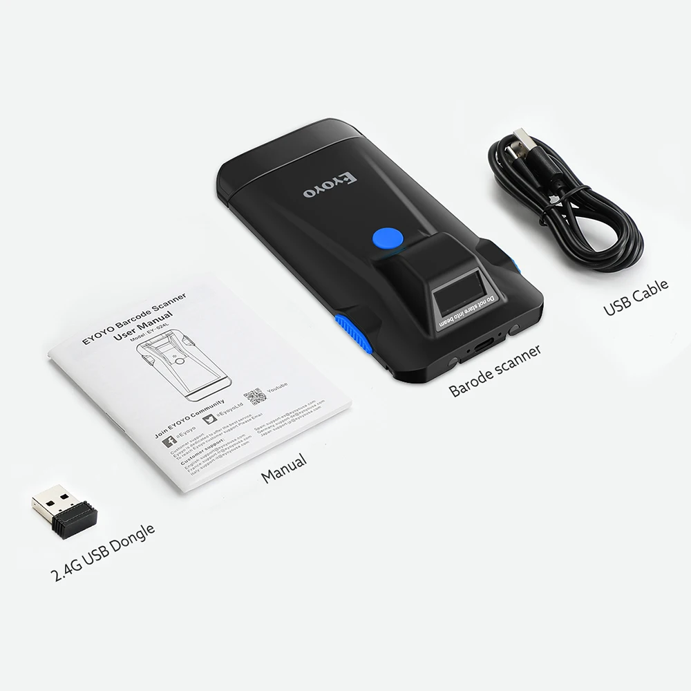 Eyoyo EY-024 2D Bluetooth Barc - Document Scanner Portable บทวิจารณ์และราคา