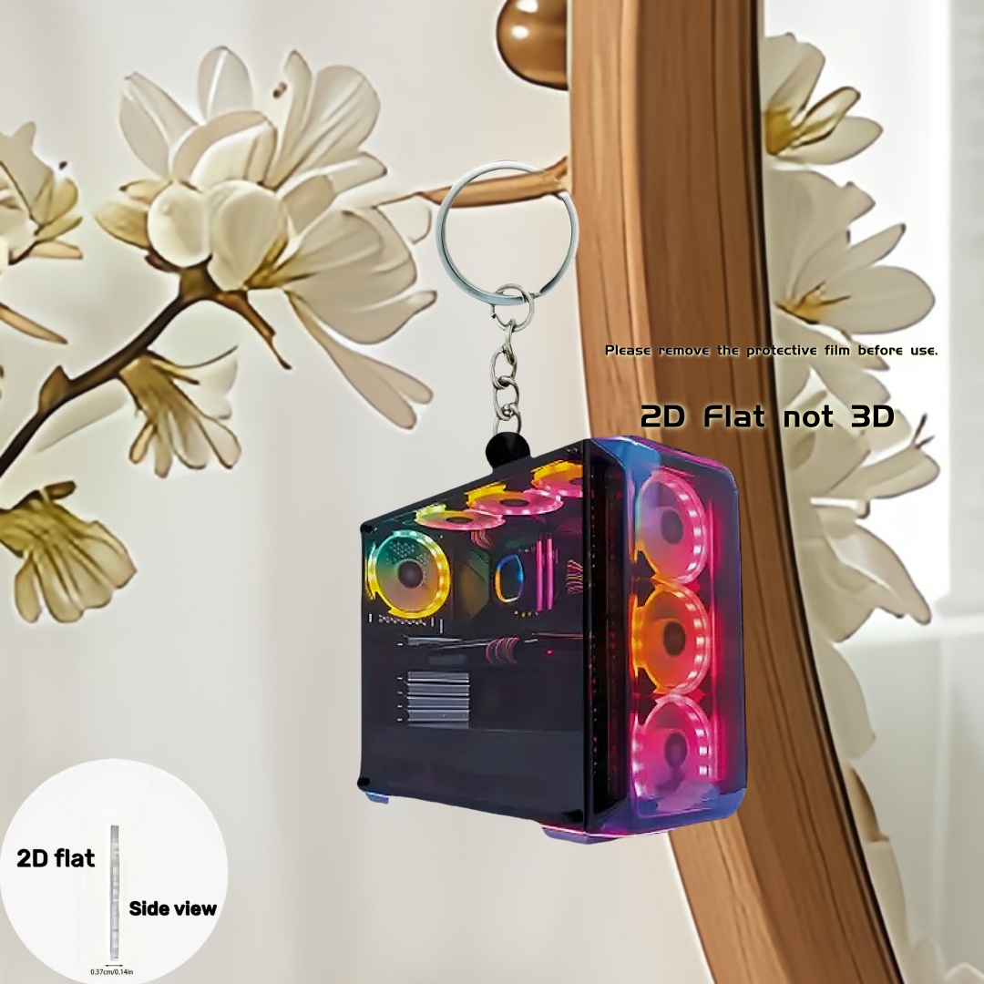 RGB โฮสต์คอมพิวเตอร์จี้พวงกุญแ - Tech Keychain Accessories บทวิจารณ์และราคา